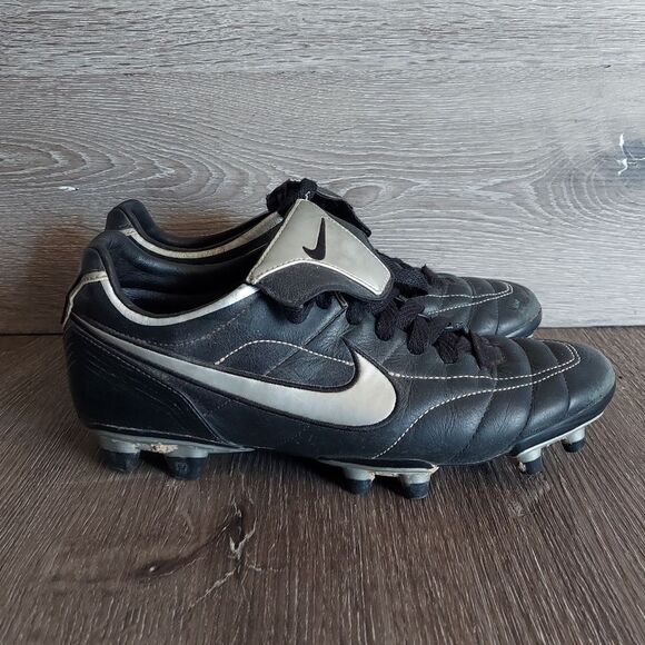 NIKE TIEMPO MYSTIC FG SOCCER BOOTS CLEATS FOOTBALL 2007 310115-011 US 8 main image 4